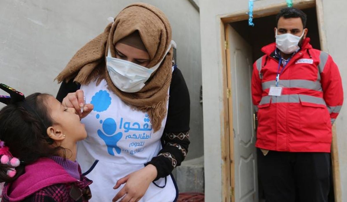 QRCS Holds Children Vaccination Campaign in Northern Syria in Cooperation with UN